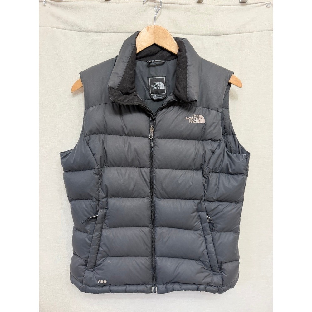 The North Face Nuptse 700 Fill Down Puffer Vest Black Women's Medium